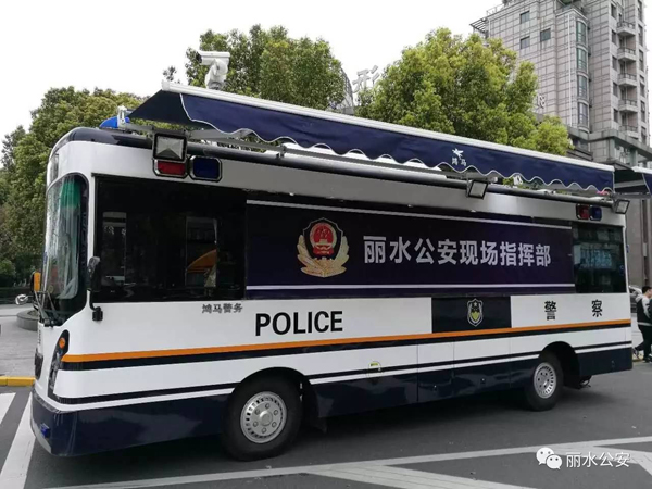 移動警務(wù)方艙護航馬拉松比賽(圖1)