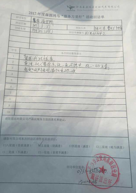 森源鴻馬開啟售后增值服務(wù) 滿足客戶的一千個(gè)要求(圖5) 森源鴻馬開啟售后增值服務(wù) 滿足客戶的一千個(gè)要求(圖5)