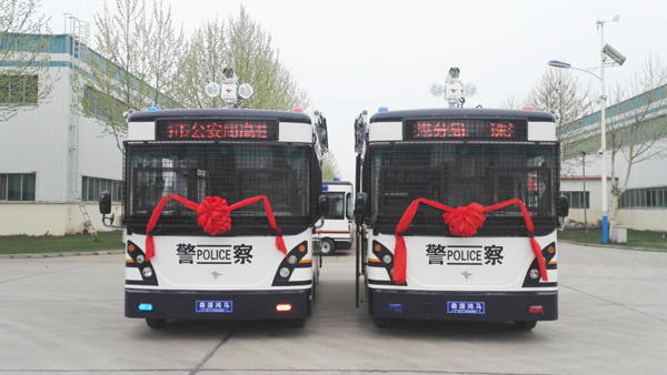 廣東珠海移動(dòng)警務(wù)室發(fā)車(圖2)