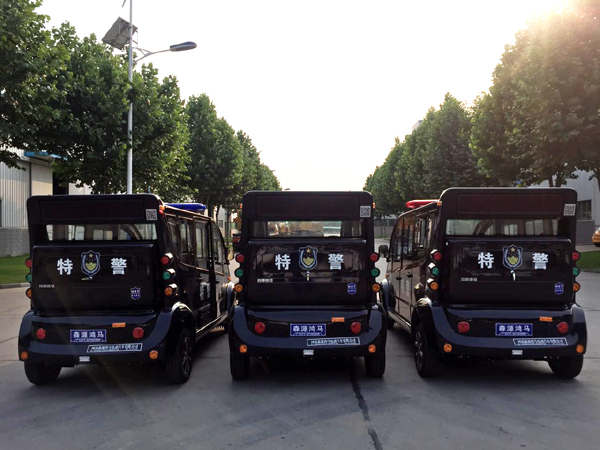 鄧州特警構(gòu)建新型警務(wù)模式??森源鴻馬電動巡邏車保平安(圖5)