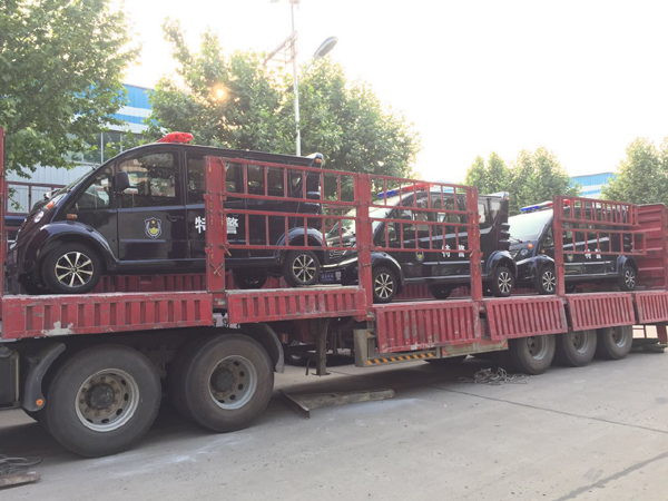 鄧州特警構(gòu)建新型警務(wù)模式??森源鴻馬電動巡邏車保平安(圖6)