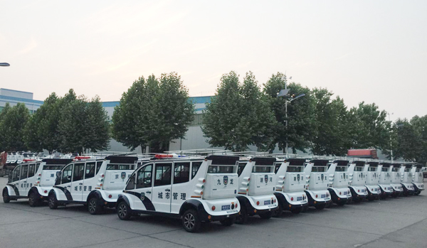 鄭州33臺(tái)電動(dòng)巡邏車發(fā)車 經(jīng)開區(qū)新增亮麗風(fēng)景線(圖3) 鄭州33臺(tái)電動(dòng)巡邏車發(fā)車 經(jīng)開區(qū)新增亮麗風(fēng)景線(圖3)