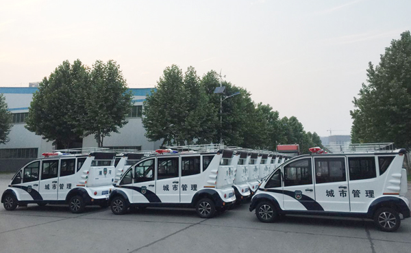 鄭州33臺(tái)電動(dòng)巡邏車發(fā)車 經(jīng)開區(qū)新增亮麗風(fēng)景線(圖4) 鄭州33臺(tái)電動(dòng)巡邏車發(fā)車 經(jīng)開區(qū)新增亮麗風(fēng)景線(圖4)