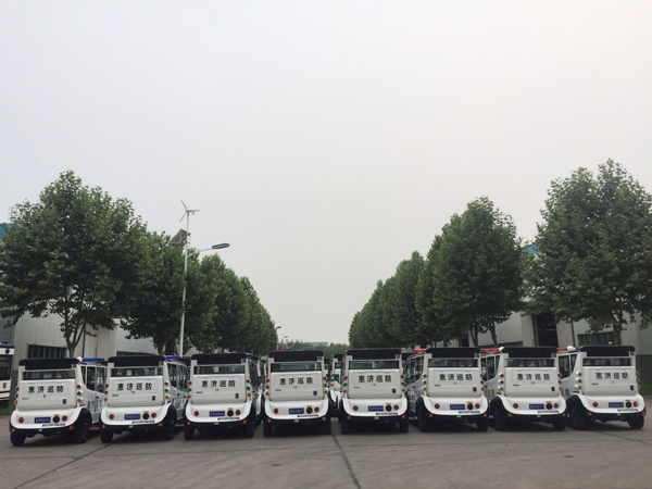 白天見警車  晚上見警燈—鄭州市惠濟(jì)區(qū)引進(jìn)25臺(tái)電動(dòng)巡邏車(圖4)