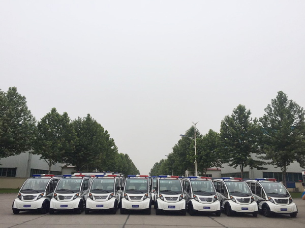 白天見警車  晚上見警燈—鄭州市惠濟(jì)區(qū)引進(jìn)25臺(tái)電動(dòng)巡邏車(圖2)