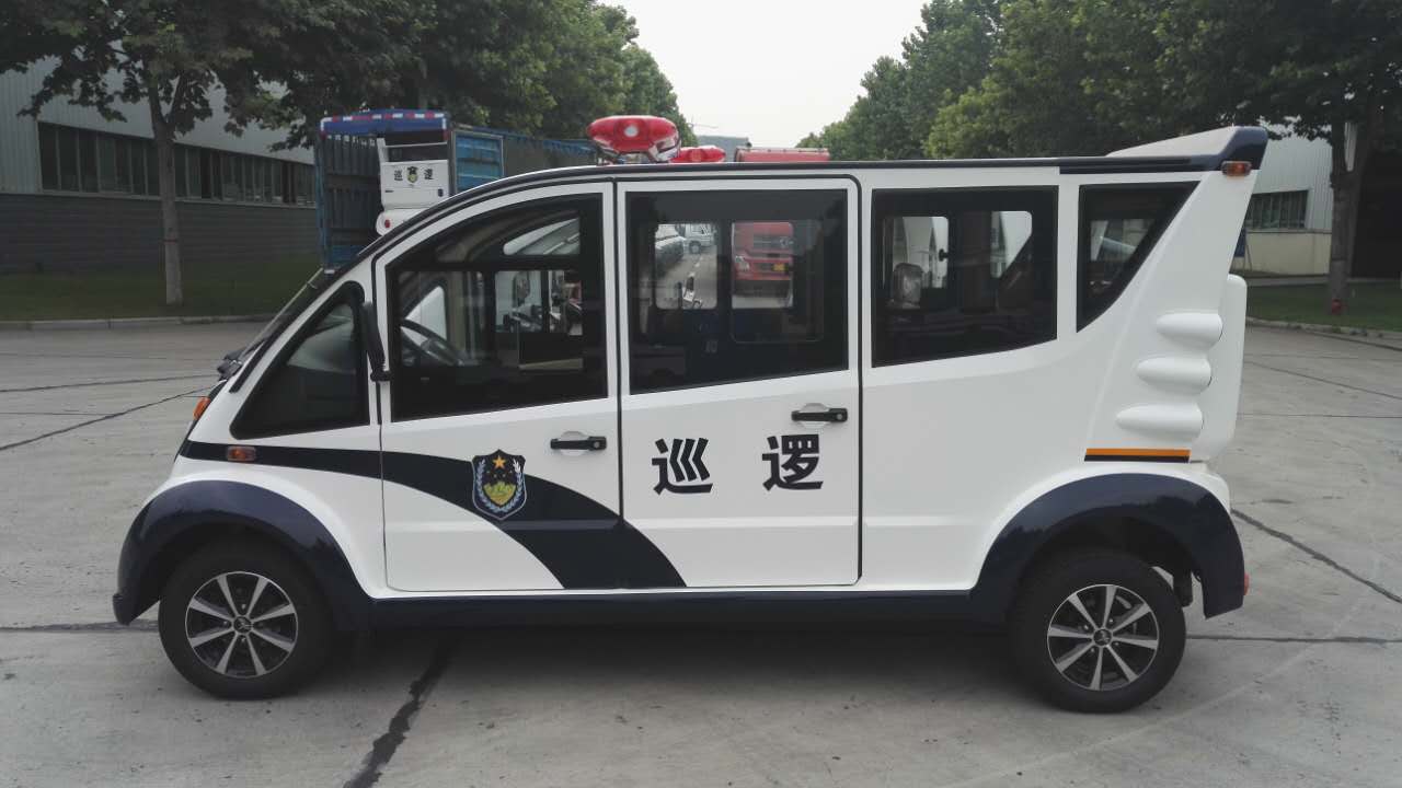 鄭州鐵道警察學院電動巡邏車發(fā)車   構筑校園安全屏障(圖4)