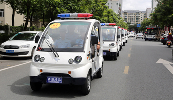 廣東河源:警方添置新裝備助力創(chuàng)文(圖2) 廣東河源:警方添置新裝備助力創(chuàng)文(圖2)