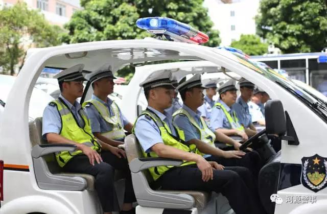 廣東河源：3臺(tái)移動(dòng)警務(wù)室，12輛警用電動(dòng)巡邏車投入使用(圖3)