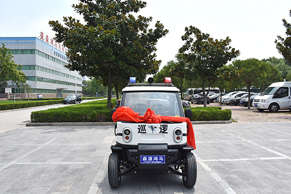 安徽合肥“小精靈”電動巡邏車發(fā)車(圖1)