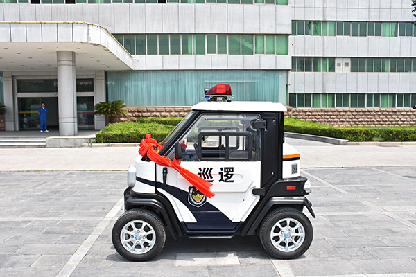 安徽合肥“小精靈”電動巡邏車發(fā)車(圖3)