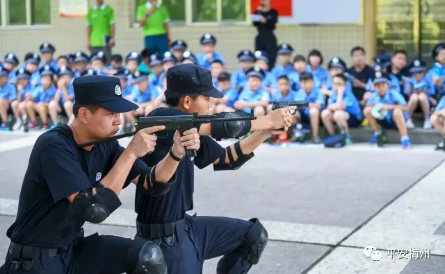 登移動(dòng)警務(wù)車(chē)、學(xué)交通安全知識(shí)、看特警戰(zhàn)術(shù)表演……“小特警”夏令營(yíng)真過(guò)癮(圖4)