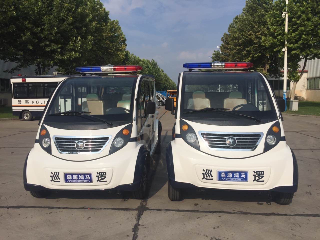 火箭軍工程大學(xué)士官學(xué)院電動(dòng)巡邏車(chē)發(fā)車(chē)(圖1)