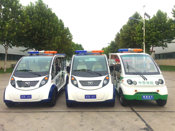 河南登封電動(dòng)巡邏車發(fā)車(圖1)