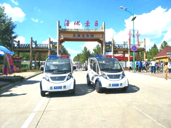 內(nèi)蒙古額爾古納市公安邊防大隊(duì)電動巡邏車列裝上崗(圖2)
