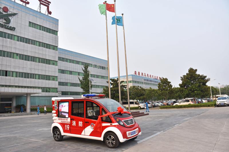山東日照微型消防站發(fā)車——筑牢安全“防火墻”  消防宣傳進(jìn)萬家(圖2)