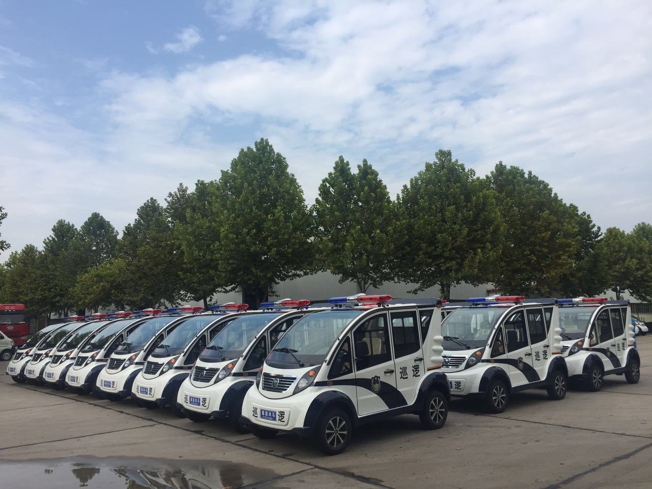 保一方平安  江西南昌25臺(tái)電動(dòng)巡邏車發(fā)車(圖3)