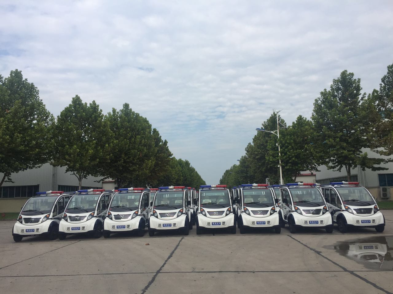 保一方平安  江西南昌25臺(tái)電動(dòng)巡邏車發(fā)車(圖2)