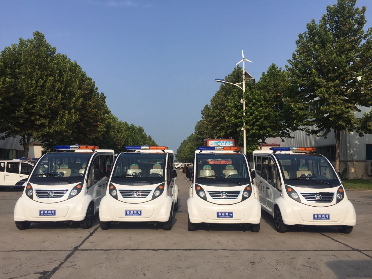 綠色行動(dòng)??江西贛州電動(dòng)巡邏車發(fā)車(圖1)