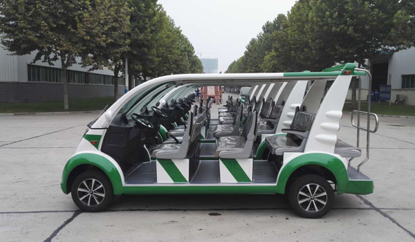 商丘夏邑6臺電動觀光車發(fā)車(圖4)