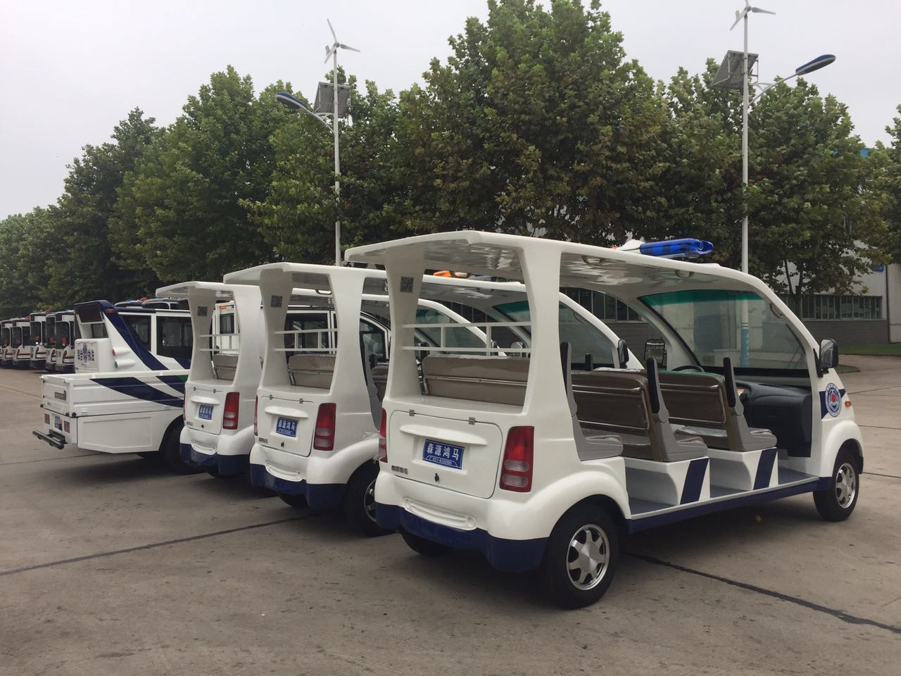 【共創(chuàng)和諧家園】 河南南陽電動巡邏車發(fā)車(圖5)