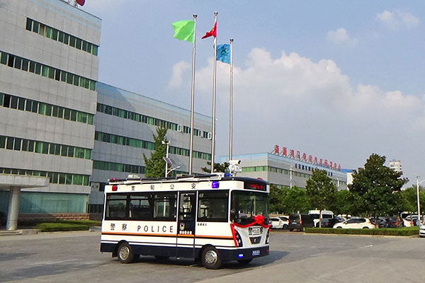 遼寧寬甸縣移動警務(wù)室發(fā)車(圖2)