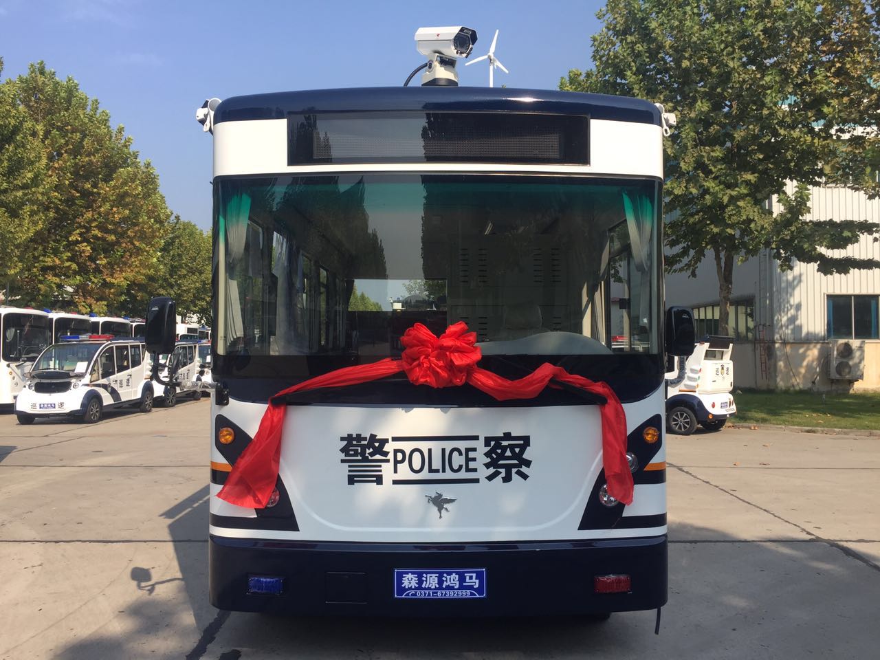 山東濰坊市移動警務(wù)室發(fā)車(圖1)