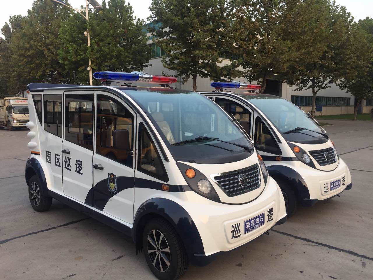 開封尉氏縣電動巡邏車發(fā)車(圖1)