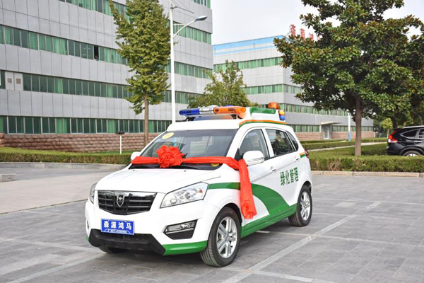 鄭州管城區(qū)綠化管理所電動巡邏車發(fā)車(圖1)