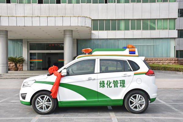 鄭州管城區(qū)綠化管理所電動巡邏車發(fā)車(圖4)
