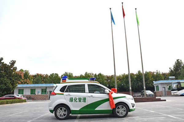 鄭州管城區(qū)綠化管理所電動巡邏車發(fā)車(圖5)