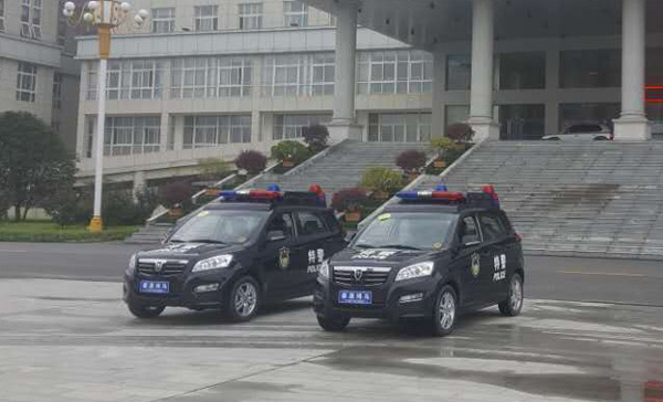 護航十九大  鴻馬在行動——南陽方城特警電動巡邏車列裝上崗(圖3)