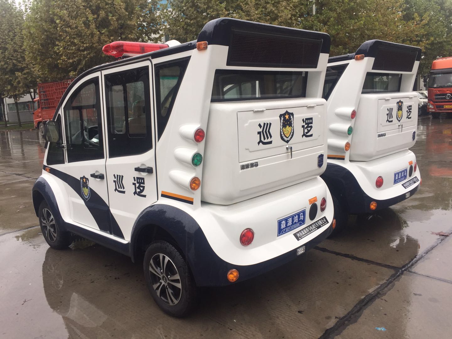 護(hù)航十九大 鴻馬砥礪前行||遼寧沈陽市電動(dòng)巡邏車發(fā)車(圖4)