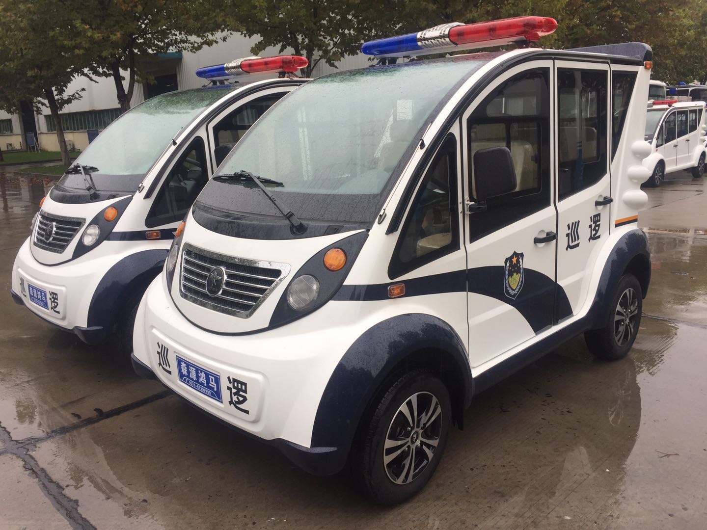護(hù)航十九大 鴻馬砥礪前行||遼寧沈陽市電動(dòng)巡邏車發(fā)車(圖2)