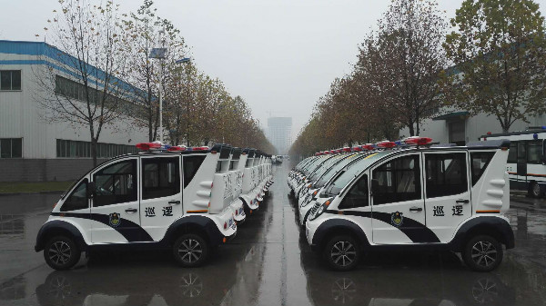 山東龍口市通過公安部警采中心采購(gòu)20臺(tái)電動(dòng)巡邏車(圖3)