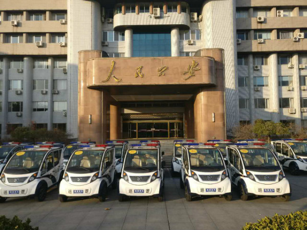 山東龍口市電動巡邏“騎士”列裝上崗(圖1)