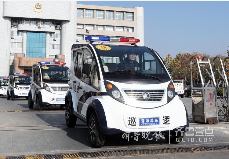 治安巡防，龍口公安配發(fā)20輛電動(dòng)巡邏車(圖2)