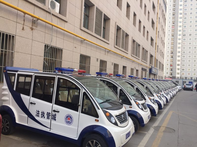助力城市發(fā)展||蘭州市安寧區(qū)電動(dòng)巡邏車列裝上崗(圖1)