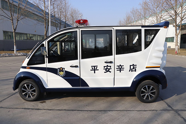 河南新鄭市電動巡邏車發(fā)車 提升轄區(qū)治安防控能力(圖3)