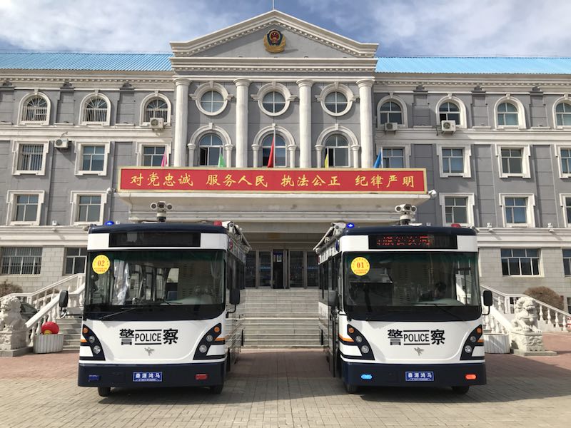 內(nèi)蒙古新巴爾虎右旗移動警務(wù)室列裝上崗(圖2)