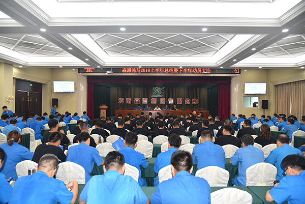 森源鴻馬2018上半年總結(jié)暨下半年動員大會隆重召開(圖1)