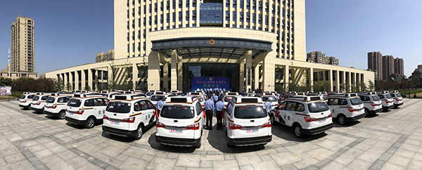 織密巡邏防控網(wǎng)絡(luò)  增強治安防控力量——渦陽縣公安局舉行警用巡邏車發(fā)放儀(圖7)