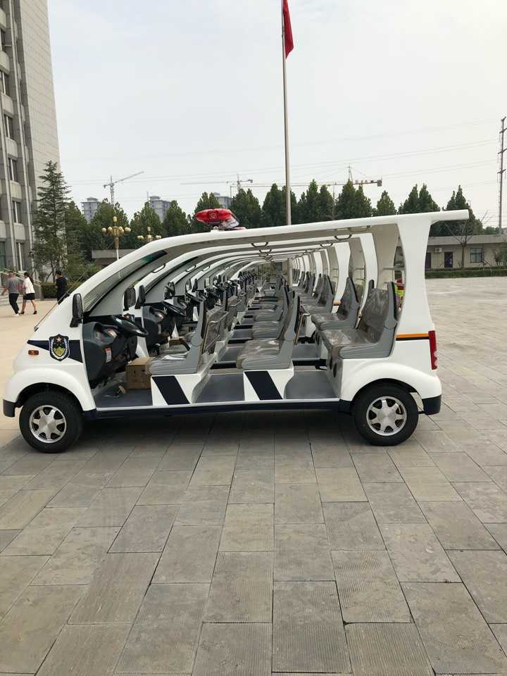新鄉(xiāng)獲嘉縣采購的電動(dòng)巡邏車列裝上崗(圖2)