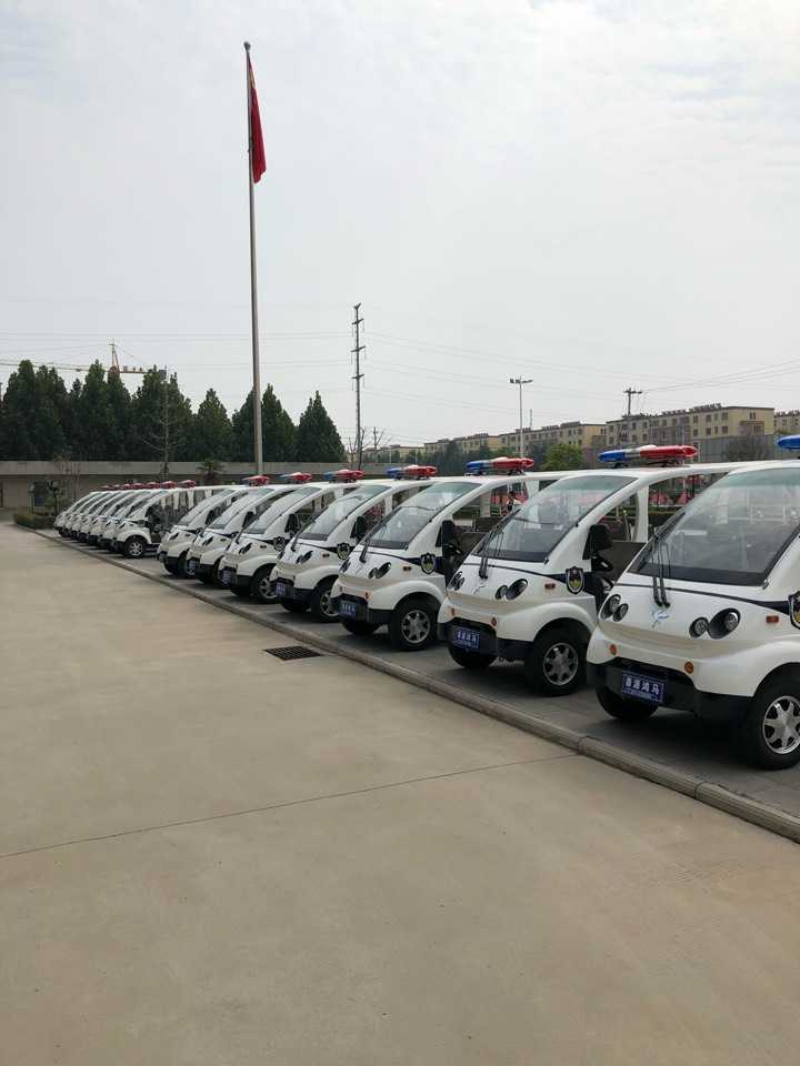 新鄉(xiāng)獲嘉縣采購的電動(dòng)巡邏車列裝上崗(圖3)