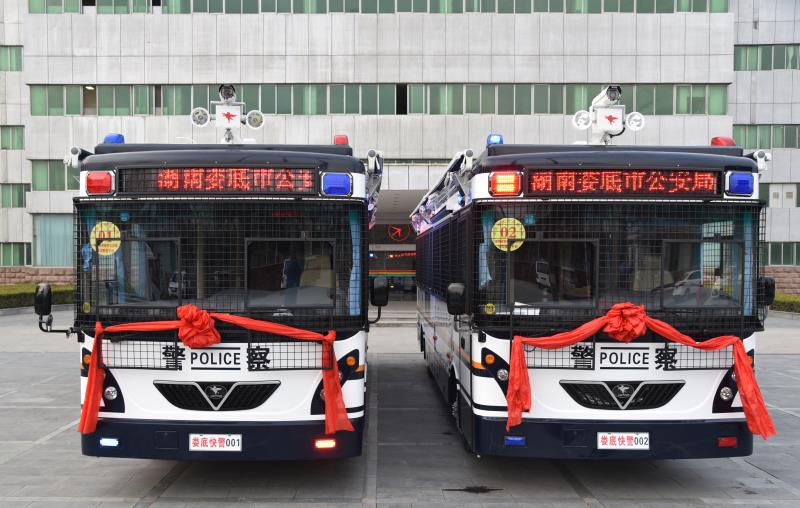 湖南婁底市移動(dòng)警務(wù)工作站向“城市快警”報(bào)到(圖2)