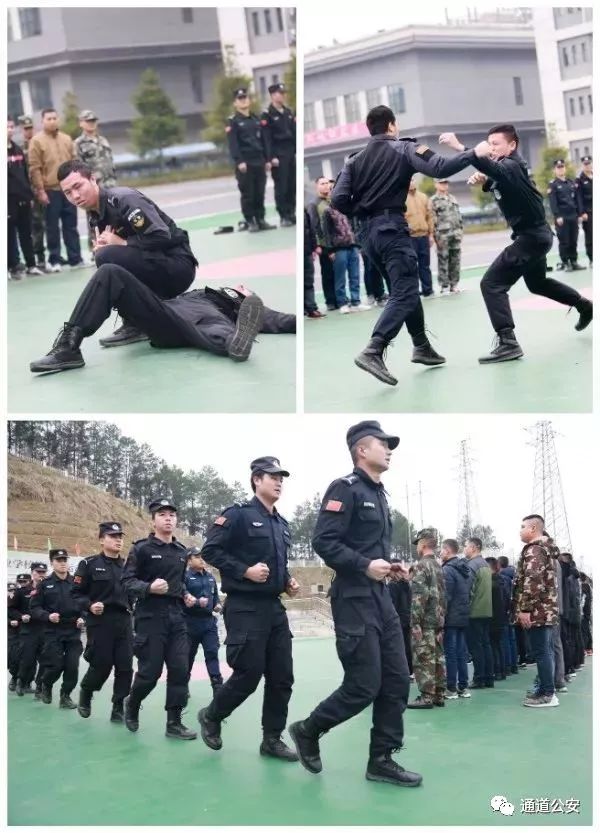 通道城市快警、一村一輔警苦練本領(lǐng) 嚴(yán)格上崗！(圖2)