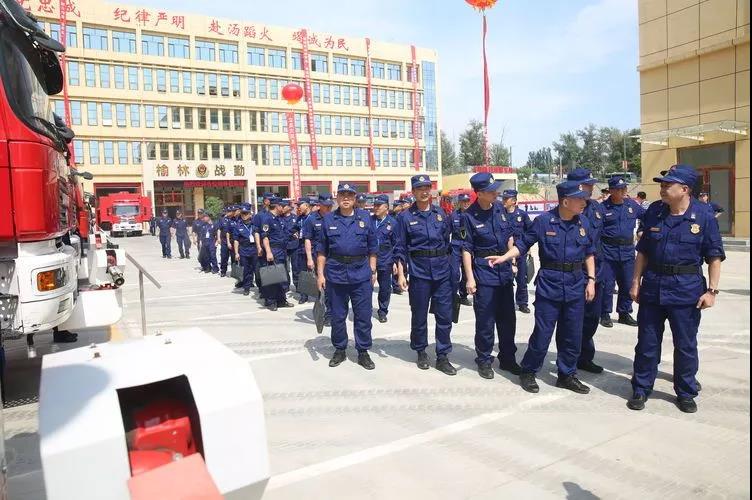 陜西省消防救援總隊召開煤化工滅火救援實戰(zhàn)演練暨戰(zhàn)勤保障實體化運行現(xiàn)場會(圖18)