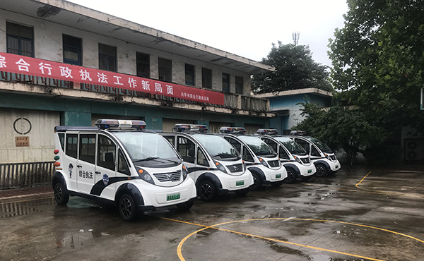陜西興平市電動執(zhí)法車“上崗”  開啟“綠色”巡查新模式(圖2)