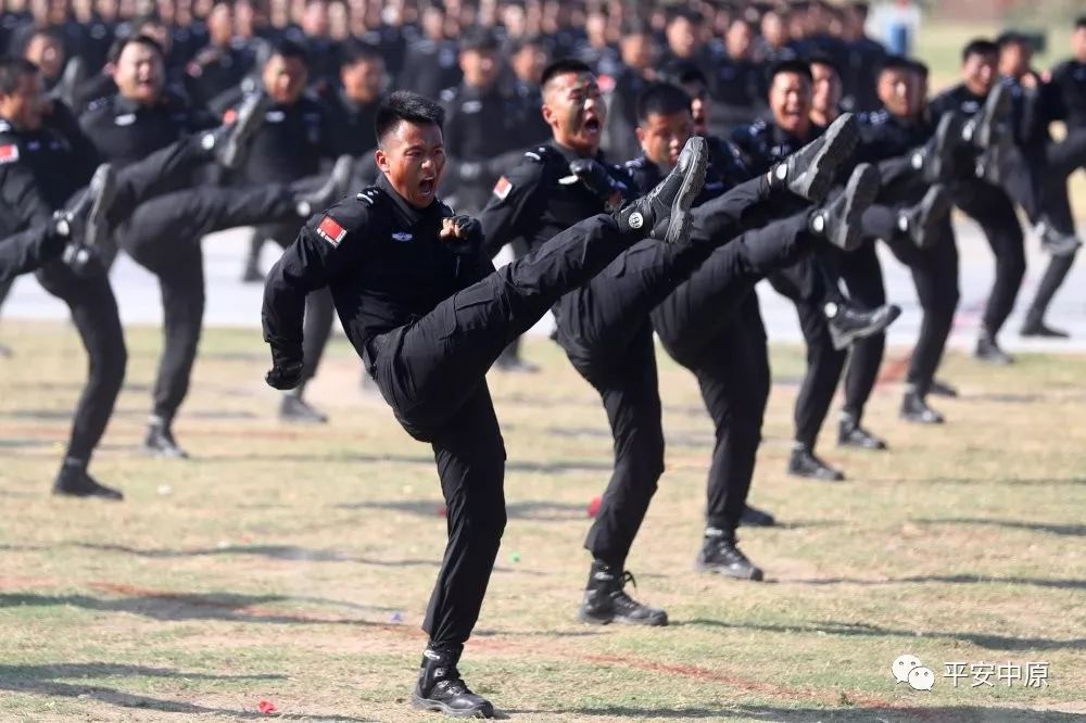 燃爆！河南公安 “礪劍·2019”新中國成立 70周年大慶安保誓師暨警務(wù)實戰(zhàn)演練(圖26)