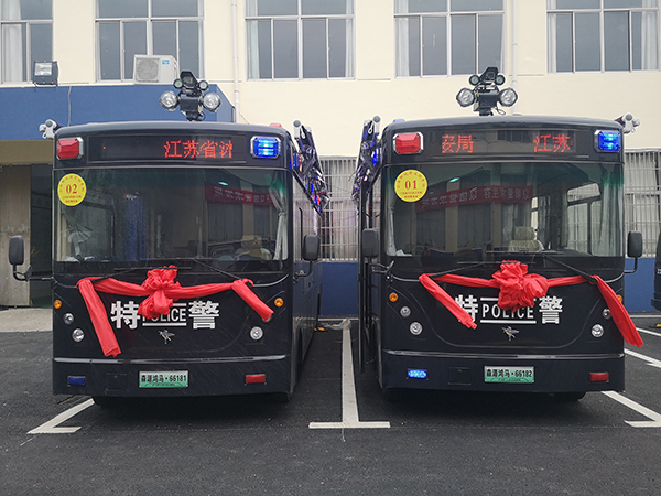 江蘇沭陽(yáng)縣移動(dòng)警務(wù)室列裝上崗(圖1)