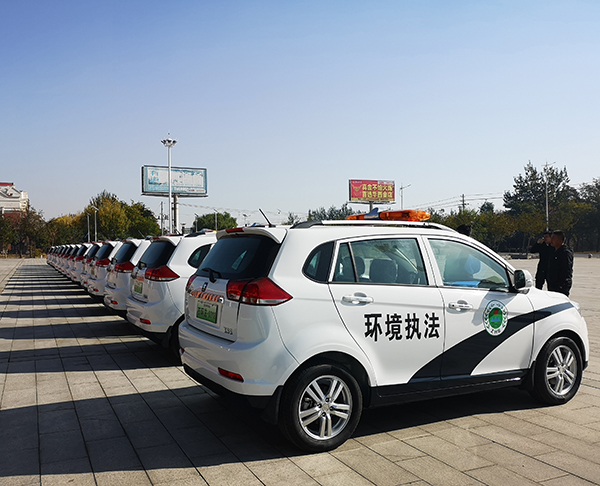 寧夏石嘴山18臺電動環(huán)保執(zhí)法車整裝“上崗”  開啟低碳環(huán)保執(zhí)法(圖5)